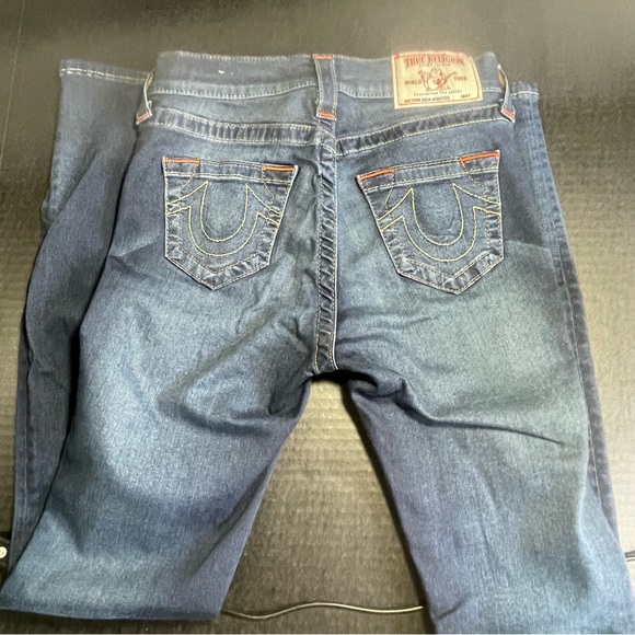 BNWOT TRUE RELIGION HIGH WASTED SKINNY JEANS sz 25 PRICE FIRM NEVER SECONDHAND - Picture 5 of 13